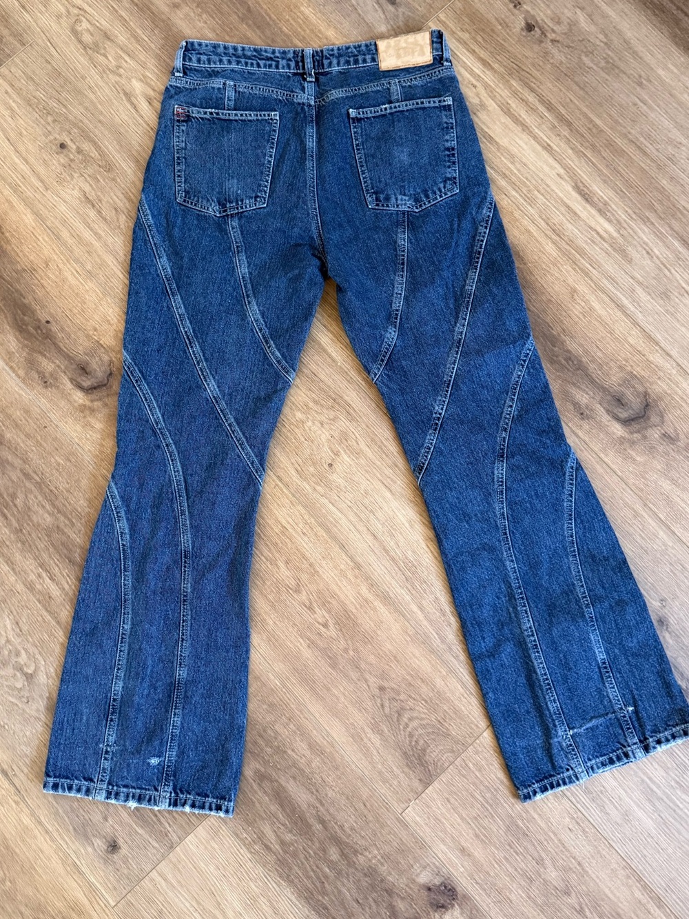 BDG Blue Denim Jeans with Contrast Stitch Design Size 31 - Picture 2 of 6